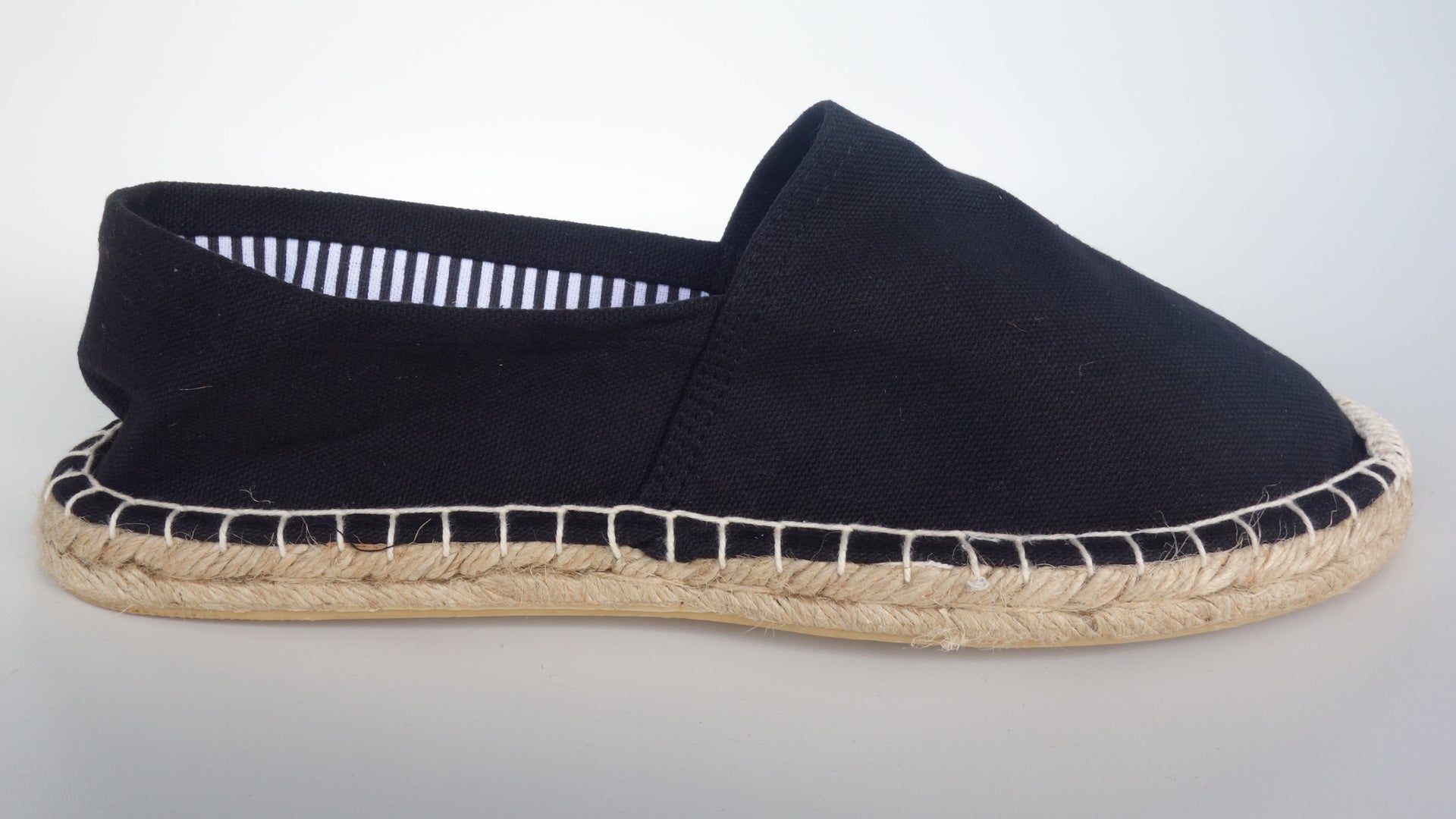 ¡hola! espadrilles - Men's Cotton Canvas Jute Flats Slip-On Shoes | eBay