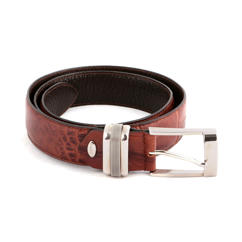 Nanni Belt Italy Brown Leather 90/36 Men – Afashionistastore