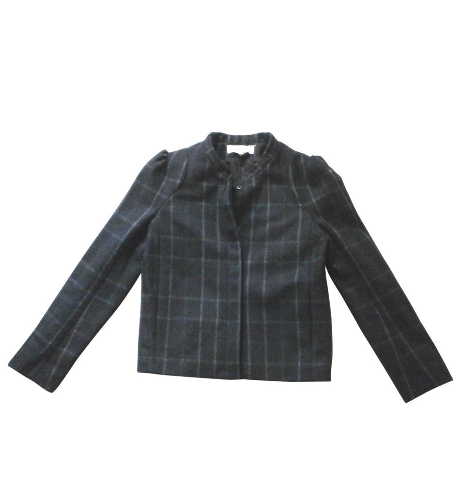 ladies short checked jackets