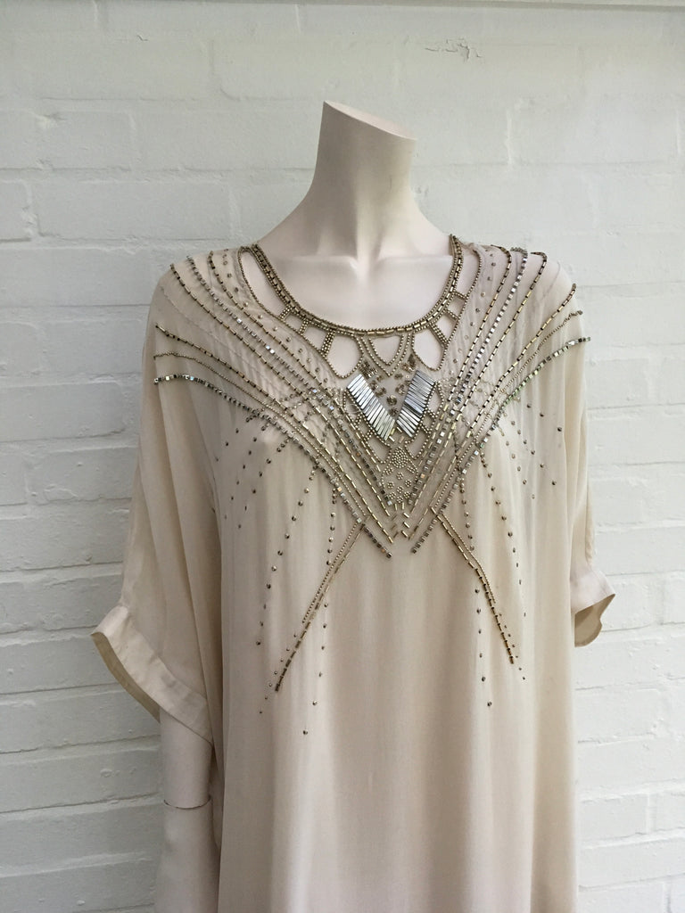 beaded caftan