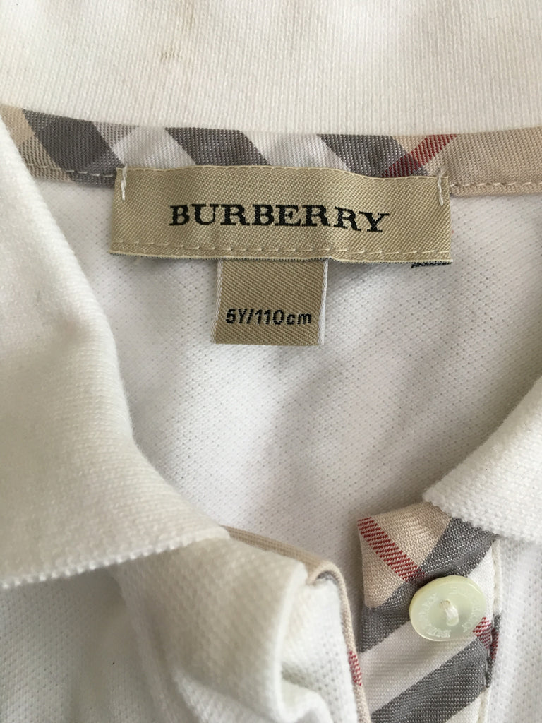 girls burberry top