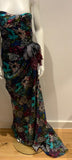 LANVIN Strapless silk-crepe floral gown dress RED CARPET F 40 UK 12 US 8 ladies