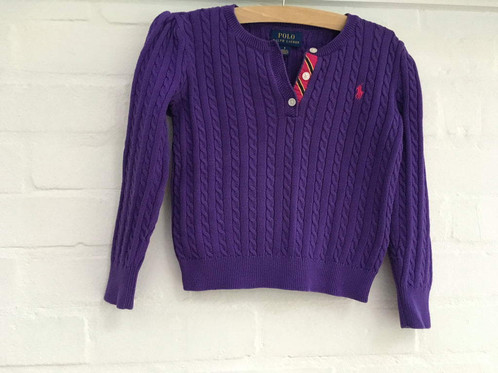 polo purple sweater