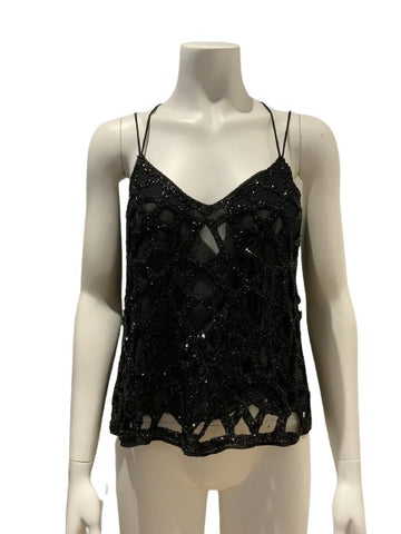 River Island Heavily Embellished Cami Top