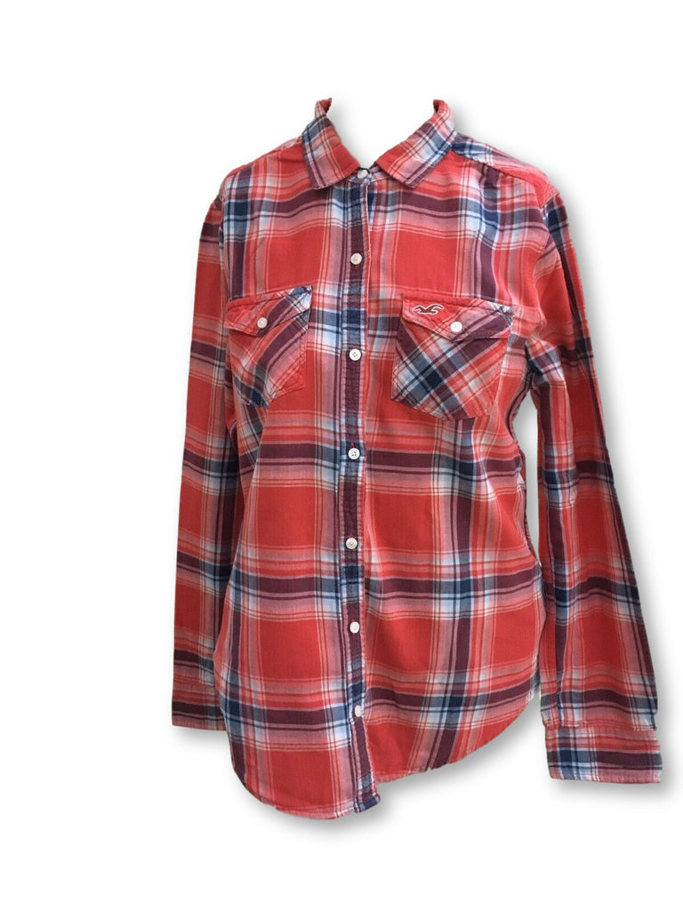 hollister checked shirt ladies