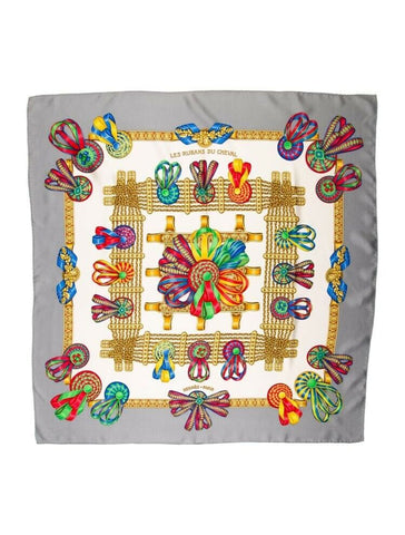 Louis Vuitton Silk Scarf Designed By S. Chia