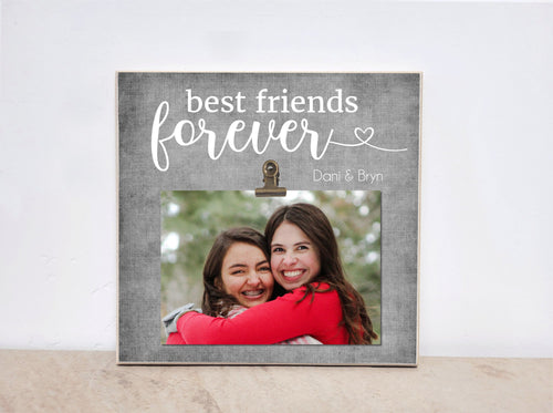 Best Friends Photo Frame Valentines Gift, Personalized Picture Frame, –  Dandelion Wishes