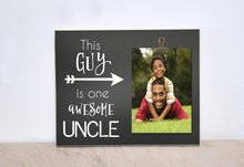 Load image into Gallery viewer, Personalized Uncle Picture Frame, Valentines Gift For Uncle  {Awesome Uncle}  Photo Frame, Favorite Uncle Gift, Uncle Frame, Birthday Gift
