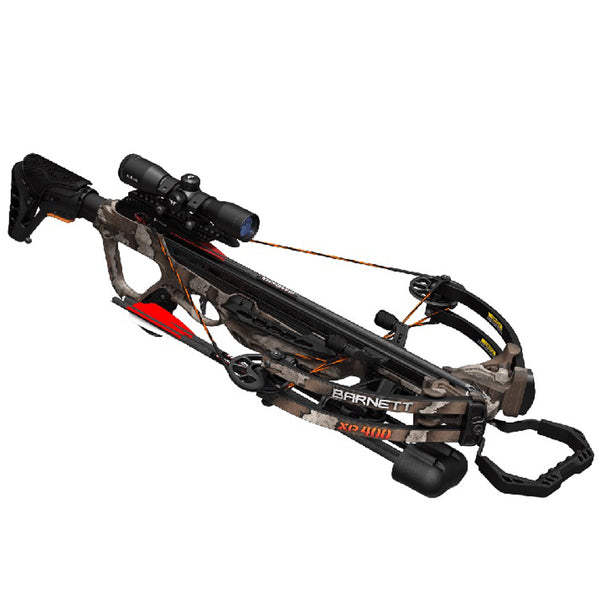 New Explorer XP 400 W/ Scope Quiver Arrows Crossbow & Rope Coc