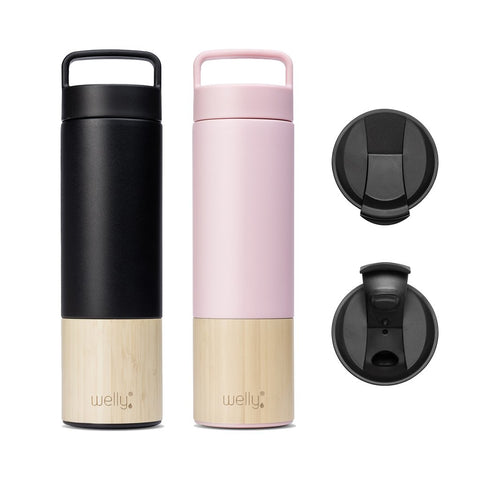Welly bottle black and pink top bundle