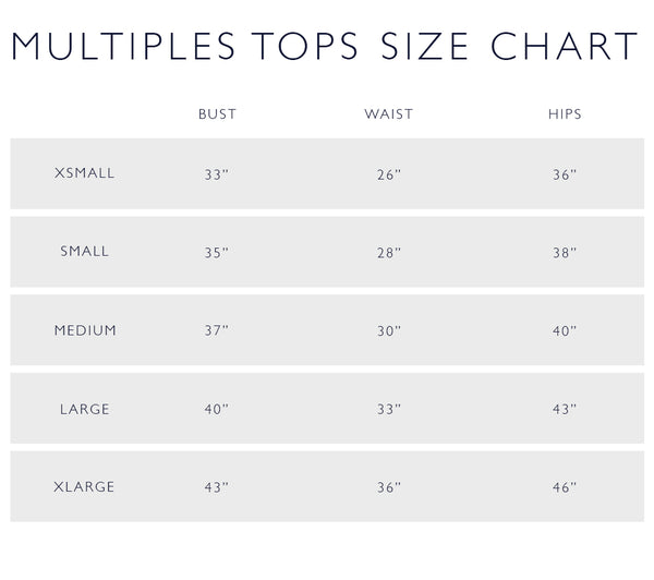 Size Charts – K.E.Y. Boutique