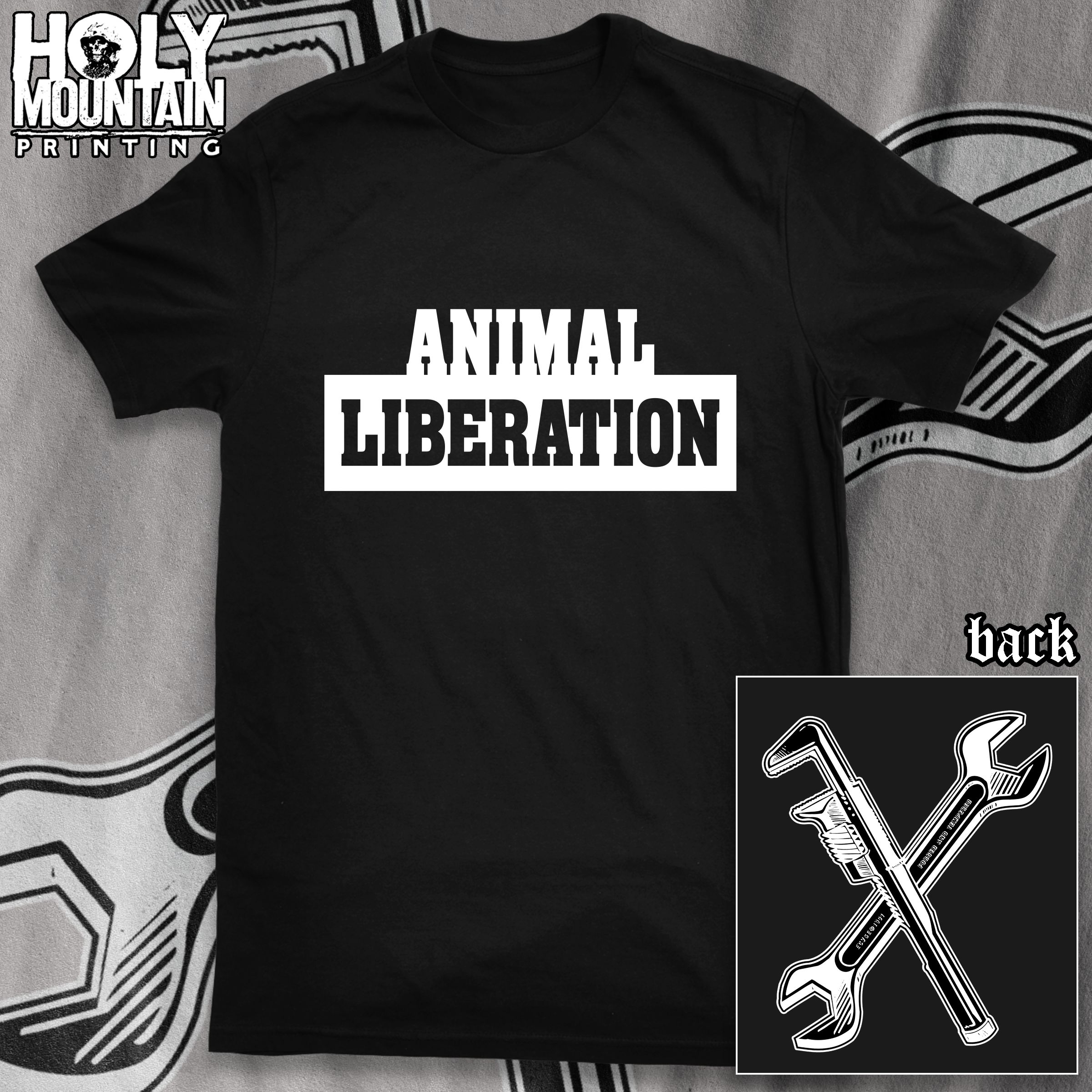 EARTH CRISIS "ANIMAL LIBERATION CLASSIC" SHIRT - holymountainprinting