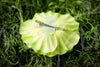 Shimmery Chiffon Jeweled Center Hair Flower Clips - Ema Jane