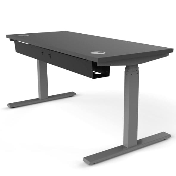 Dual Motor Standing Desk Square Leg