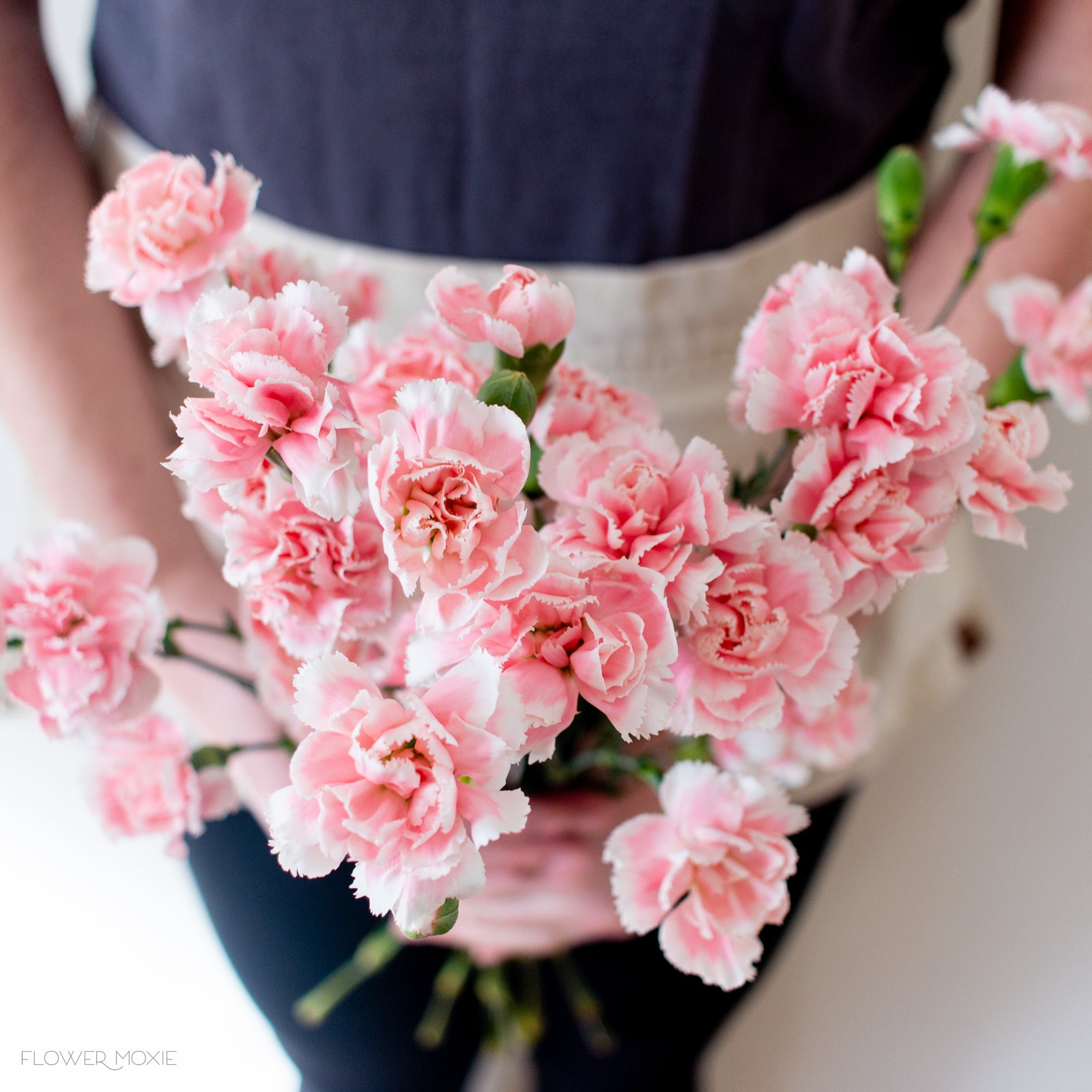 Light Pink Mini Carnations | DIY Wedding Flowers | Flower Moxie