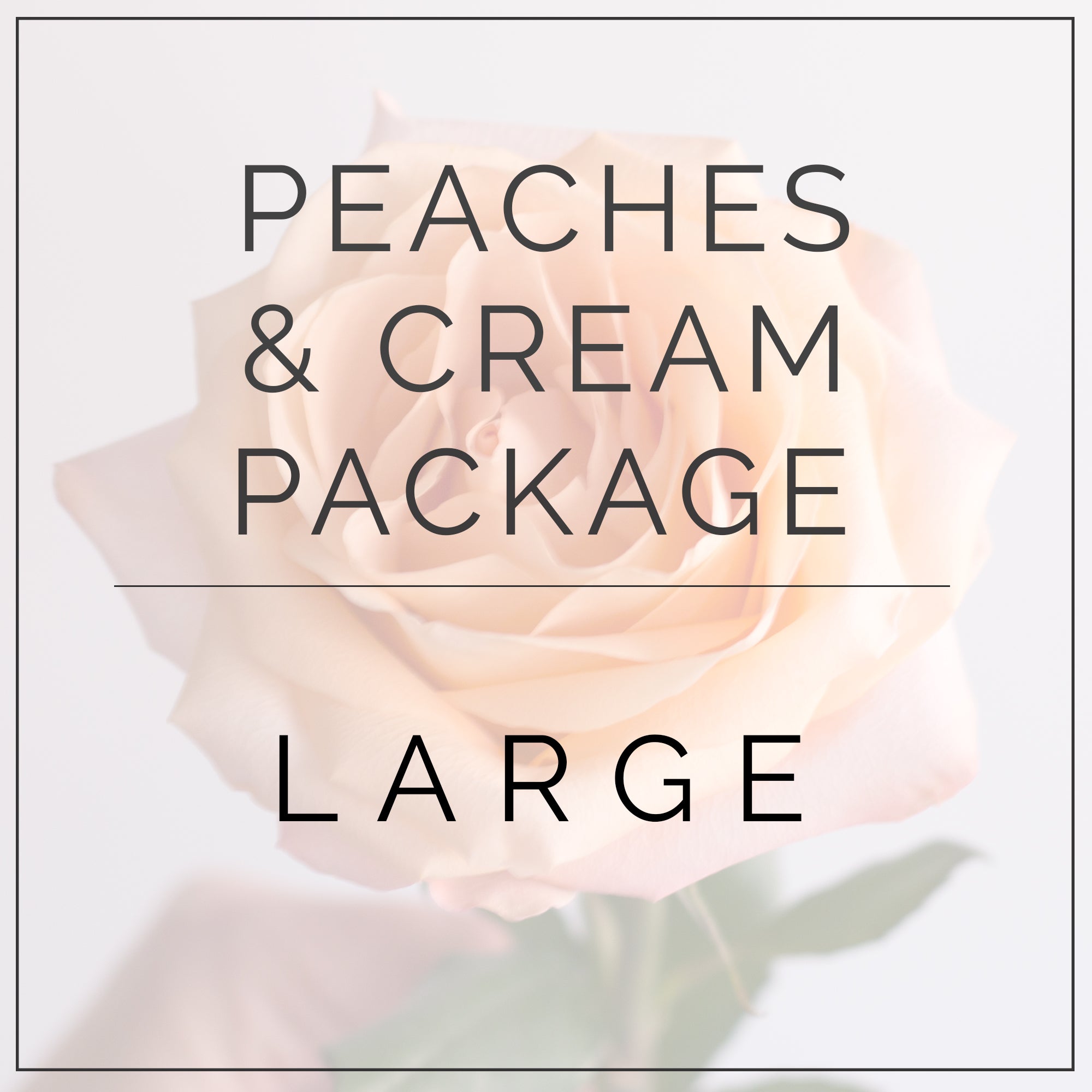 Peach and Burgundy Centerpiece Kit - Makes 7-8