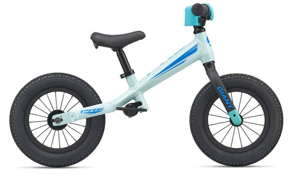 light blue bike with basket