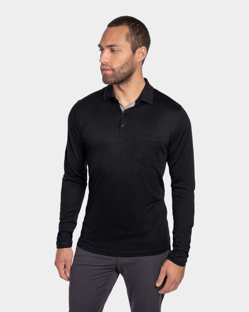 Woolly Clothing Co. Men's Merino Wool Long Sleeve Henley (190 GSM) Small  Charcoal : : Clothing, Shoes & Accessories