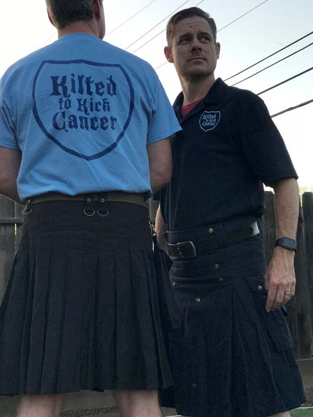 Jason Hoschouer answers the call of duty for Kilted to Kick Cancer