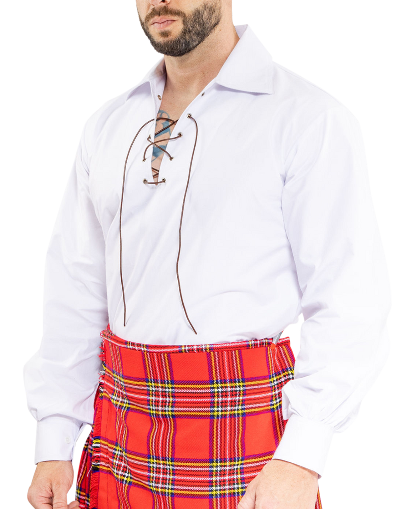  Scottish Traditional Mens Kilt Royal Stewart Tartan (W32) :  Clothing, Shoes & Jewelry