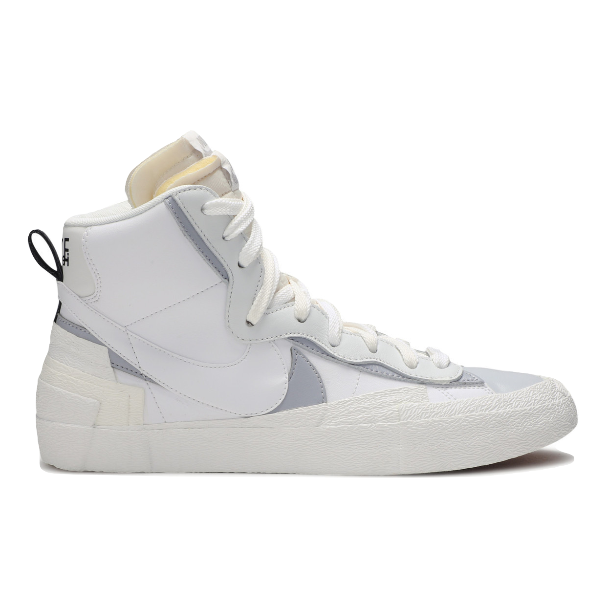 enjuague ataque Mirilla Nike Blazer Mid / Sacai - White Grey - Used – Grails SF