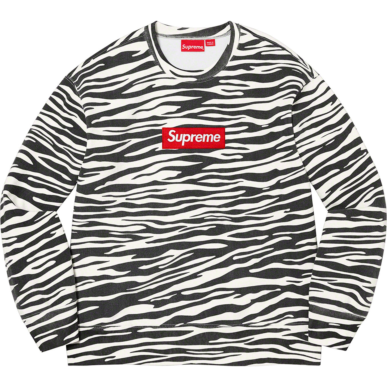 美品 Supreme Box Logo Crewneck Zebra M | labiela.com