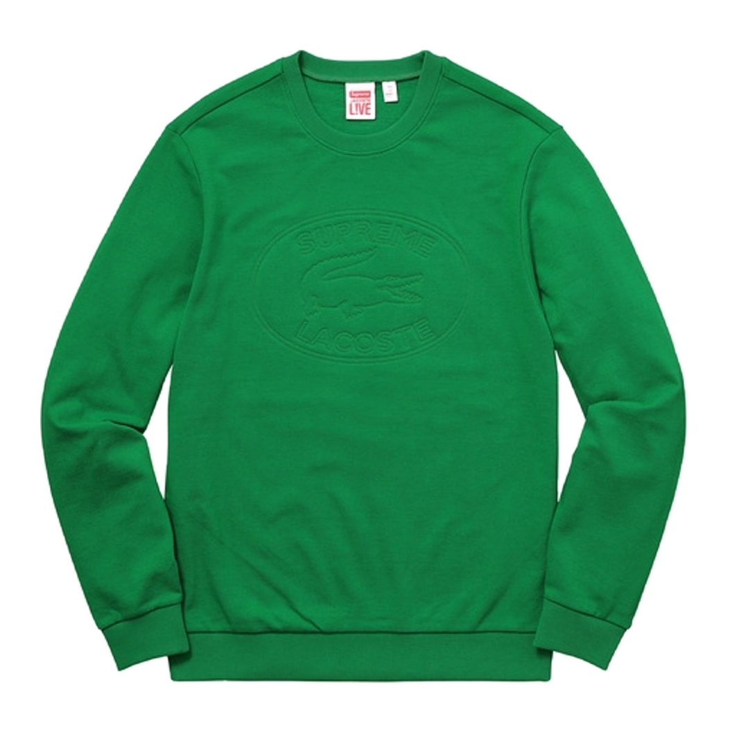 supreme lacoste pique crewneck