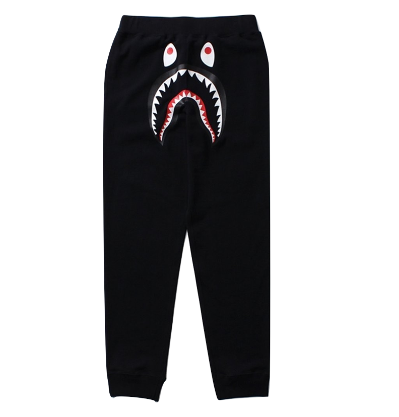Bape Shark Slim Sweat Pants - Black/Green – Grails SF