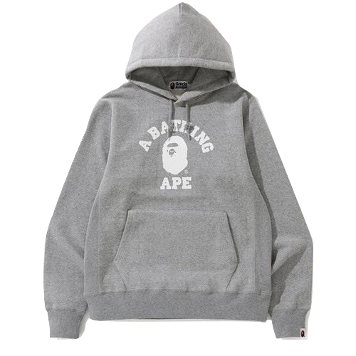 a bathing ape white hoodie