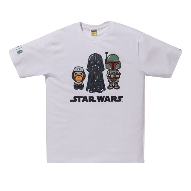 コラボ】 ヤフオク! - 新品 starwars × BAPE Tシャツ Sサイズ a bathi