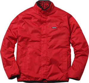 supreme leopard reversible jacket
