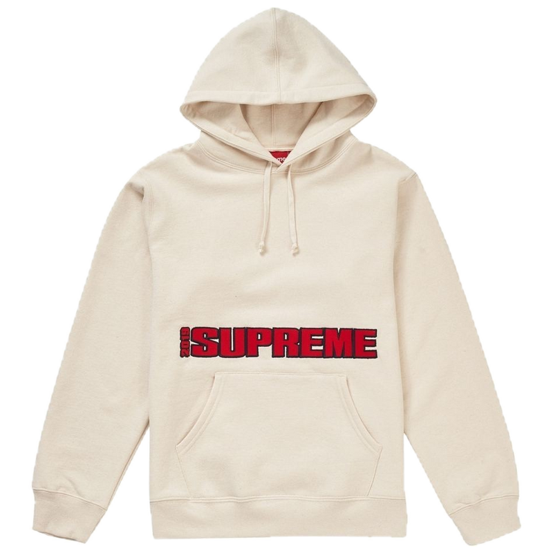 Supreme Blockbuster Hooded Sweatshirt - Natural – Grails SF