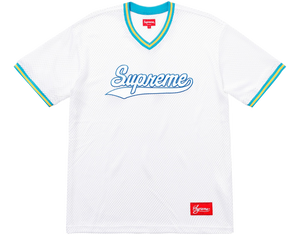 supreme jersey white