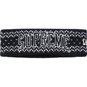 Supreme New Era Arc Logo Headband - Black