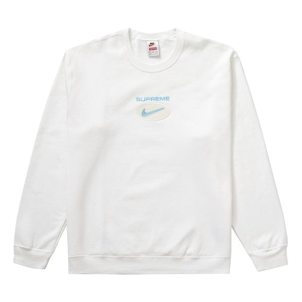 Supreme Nike Jewel Crewneck White – SF