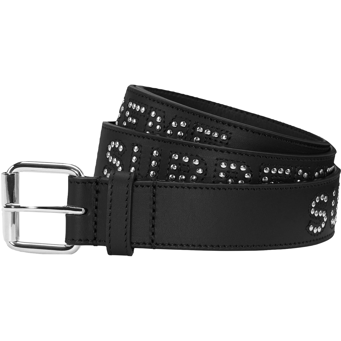 Supreme Studded Logo Belt - Black