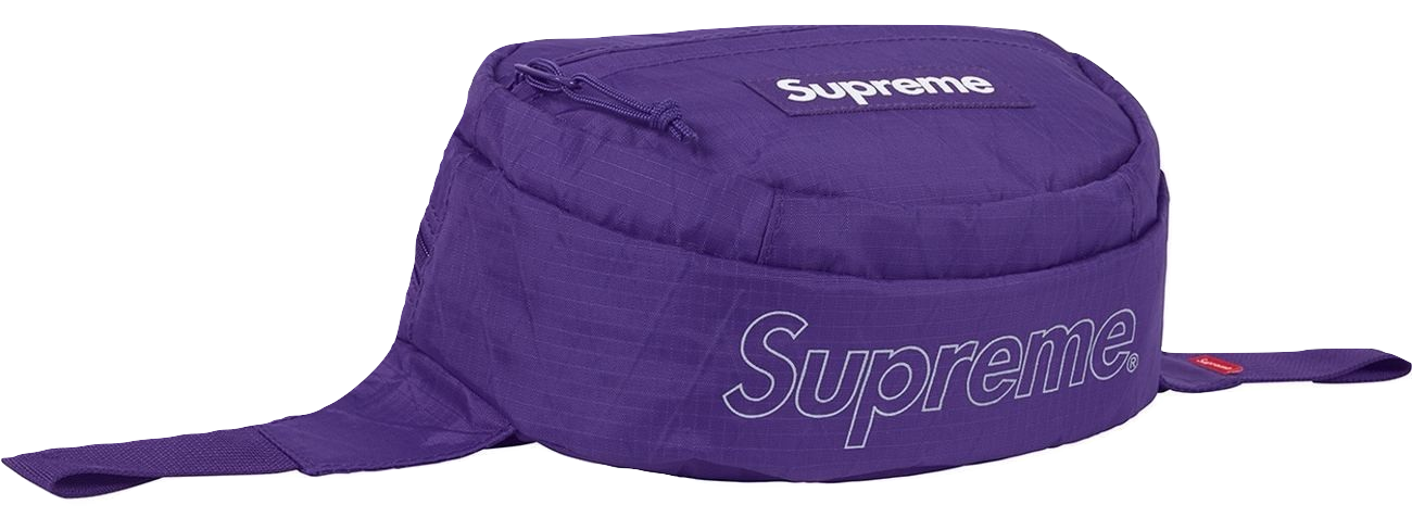 purple supreme fanny pack