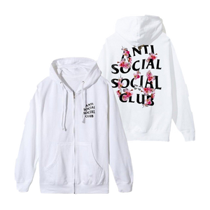 anti social social club zip up jacket