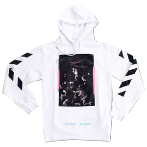 off white caravaggio hoodie white