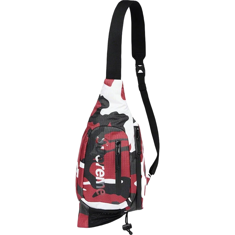 supreme sling bag red camo