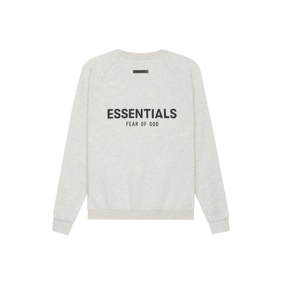 Fear of God Essentials Pullover Crewneck - Light Heather Oatmeal