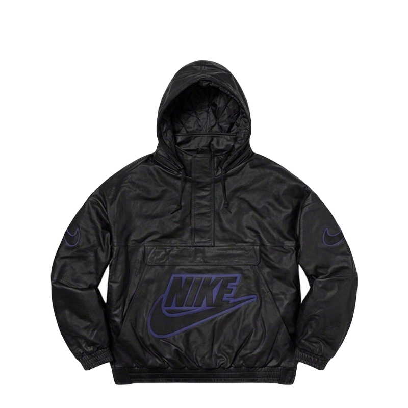 フォレスト様専用 Nike Leather Anorak Black L-