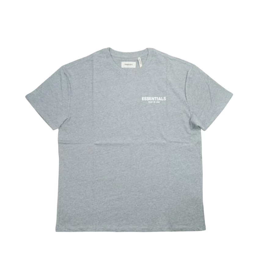 FOG Essentials Boxy Logo T-Shirt - Grey – Grails SF