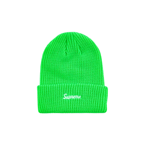 supreme loose gauge beanie green