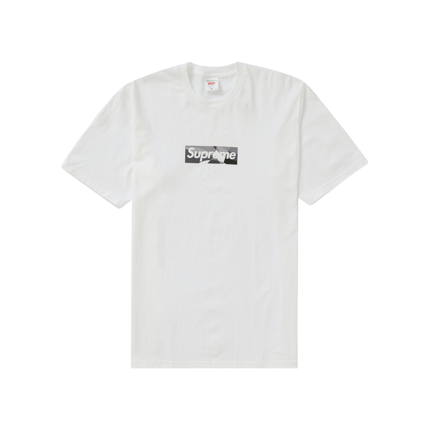 Supreme Emilio Pucci Box Logo Tee - White/Black – Grails SF