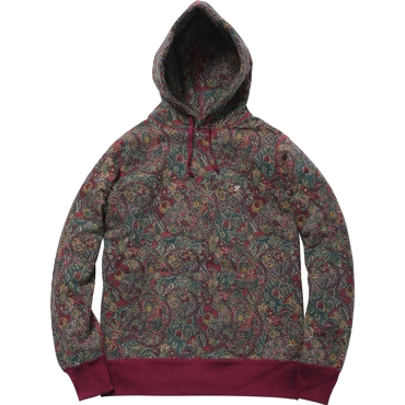 maroon supreme hoodie