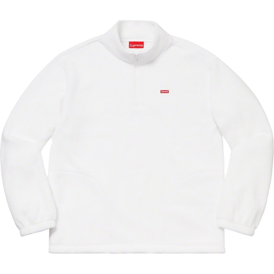 Supreme Polartec Half Zip Pullover - White