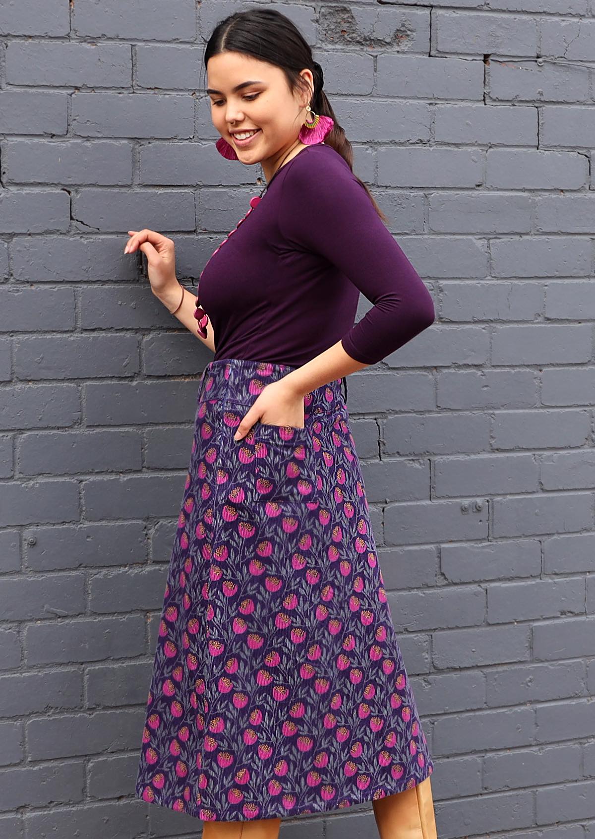 purple skirt australia