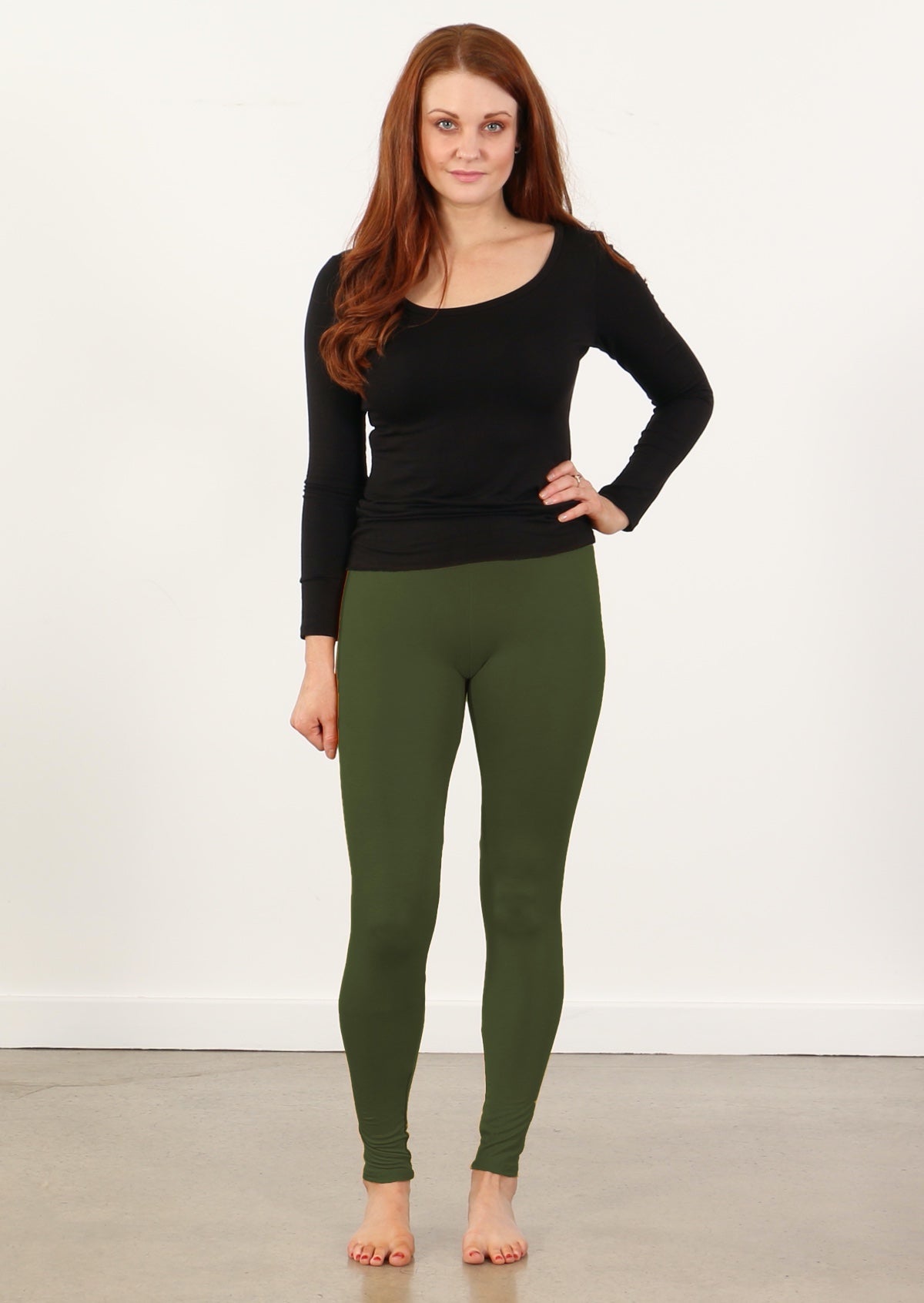 Shiloh 24/7 Leggings - Olive Green – Shiloh Equestrian