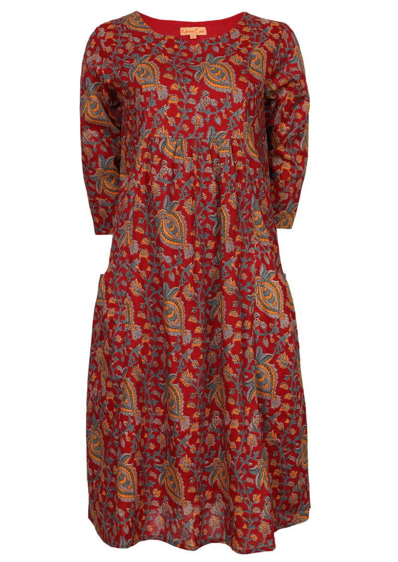 Long Sleeve Dresses Cotton, Rayon | Karma East Australia